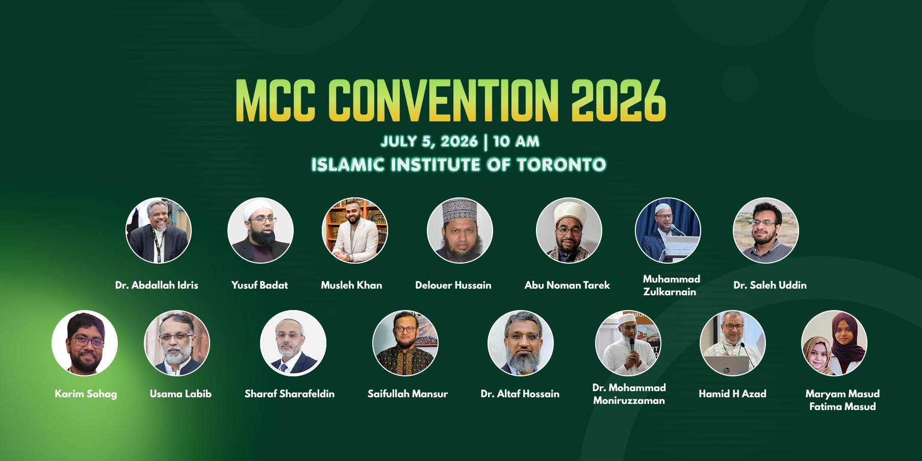 Convention 2026 Toronto