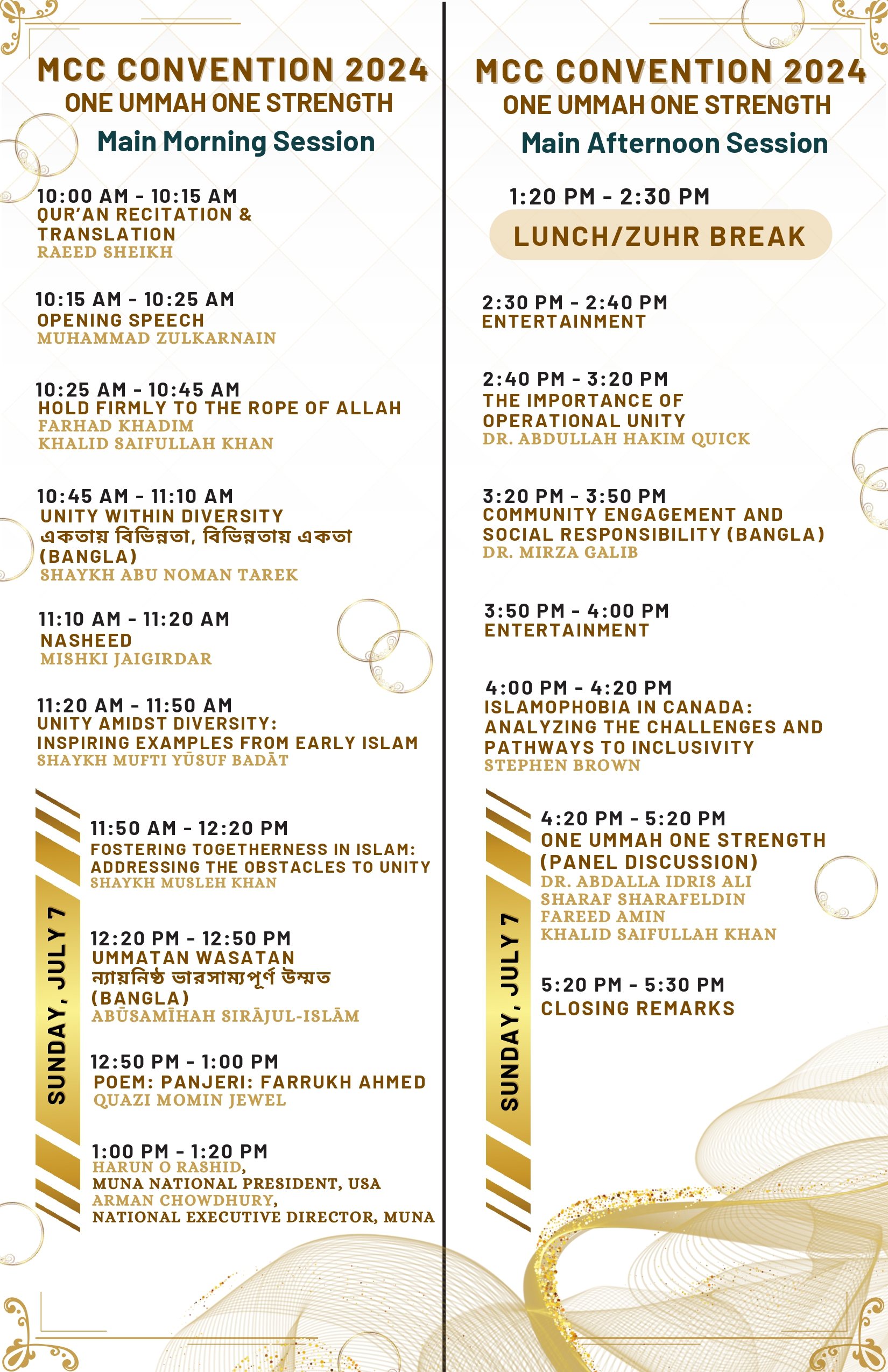 program schedule1